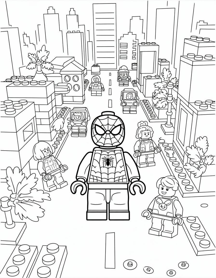 LEGO Spider-Man City Scene